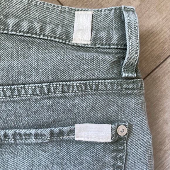 NEW 7 FOR ALLMAN KIND HIGH WAISTED SHORTS - Picture 7 of 10